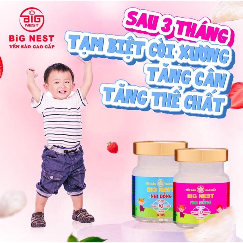 YẾN SÀO NHI ĐỒNG BIGNEST HƯƠNG TỰ NHIÊN Cho Bé Từ 10 tháng