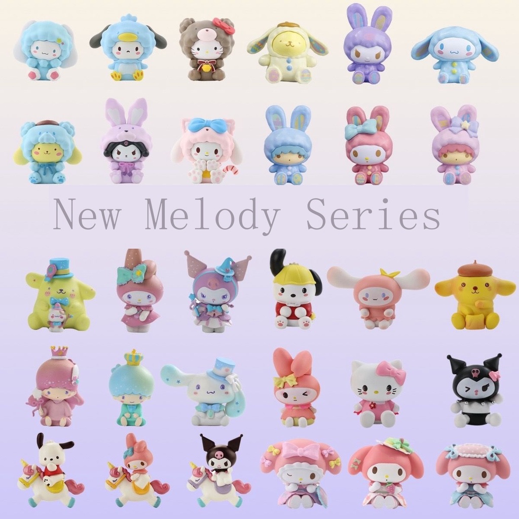 SANRIO Nhân Vật Kuromi Cinnamoroll Dễ Thương Dùng Trang Trí