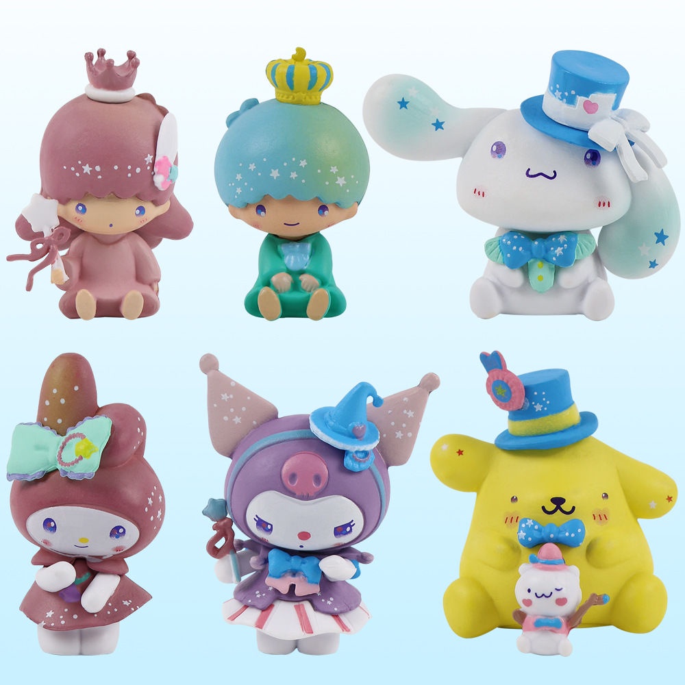 SANRIO Nhân Vật Kuromi Cinnamoroll Dễ Thương Dùng Trang Trí