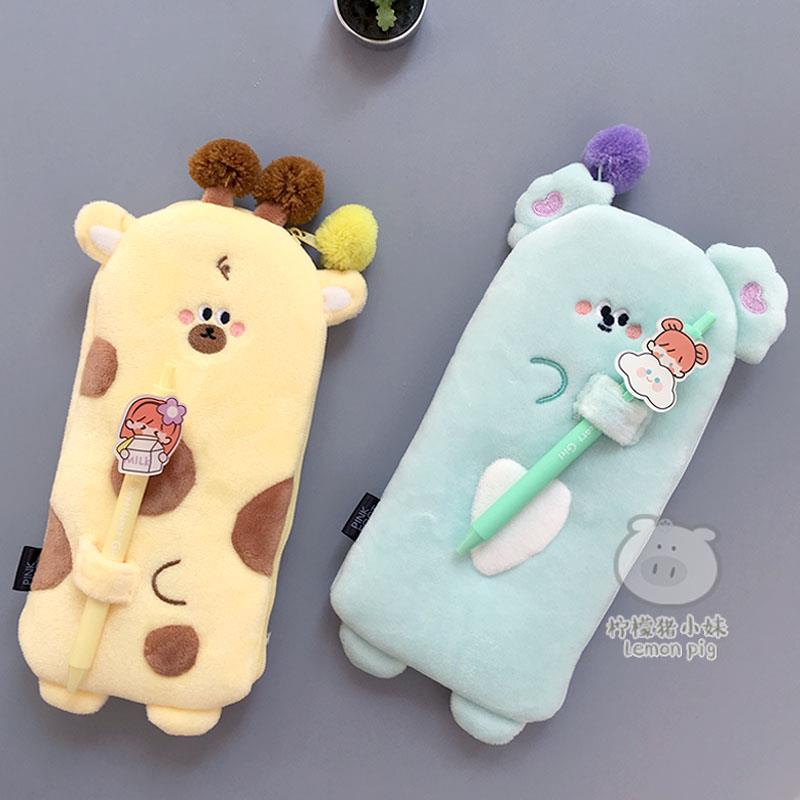 Túi Đựng Bút Hình Trái Cây Hoạt Hình Sáng Tạo Dễ Thương Sức Chứa Lớn