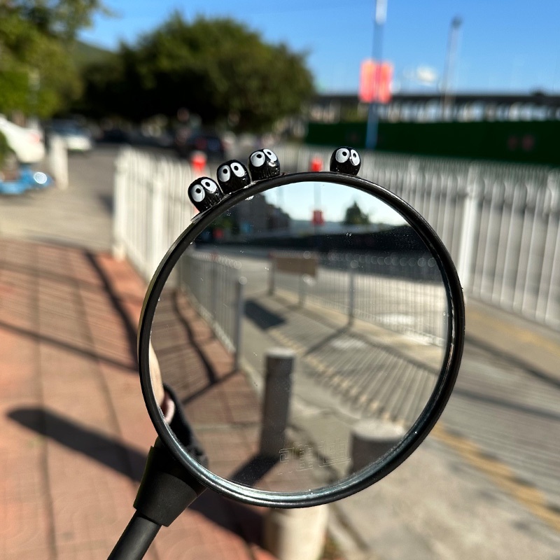 Miếng Dán Trang Trí Gương Chiếu Hậu Xe Hơi Mini In Hình Hoạt Hình Dễ Thương