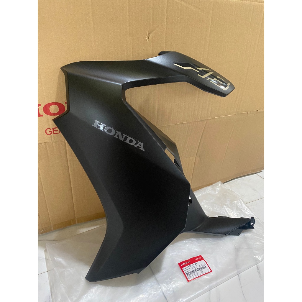 Cánh yếm trước bên trái | bửng yếm Air Blade 125  màu Đen nhám *NHA76* chính hãng Honda
