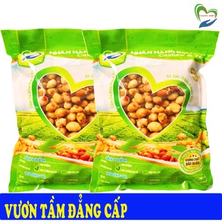 Combo 1KG Đậu Phộng Da Cá Rang Tỏi Ớt Tâm Đức Thiện (2 x Túi 500GR) đồ ăn vặt đậu hạt