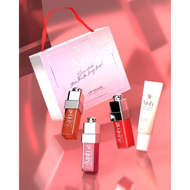 Set Son Xinh 3 Cây Mỹ Phẩm Đông Anh - Son Xinh Nguyễn Huỳnh Như