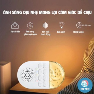 Máy Nghe Tiếng Ồn Trắng (máy white noise tạo tiếng ru giúp bé ngủ ngon, sâu giấc) Shop Mẹ Tôm