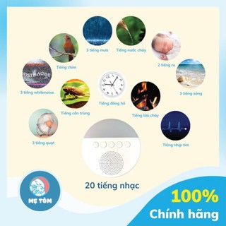Máy Nghe Tiếng Ồn Trắng (máy white noise tạo tiếng ru giúp bé ngủ ngon, sâu giấc) Shop Mẹ Tôm