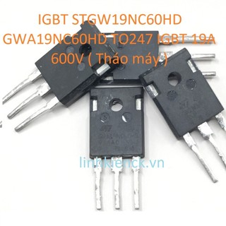 Igbt stgw19nc60hd gwa19nc60hd gw19nc60hd to247 19a/600v