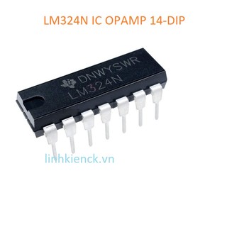 Ic opam lm324n lm324 general purpose amplifier dip14