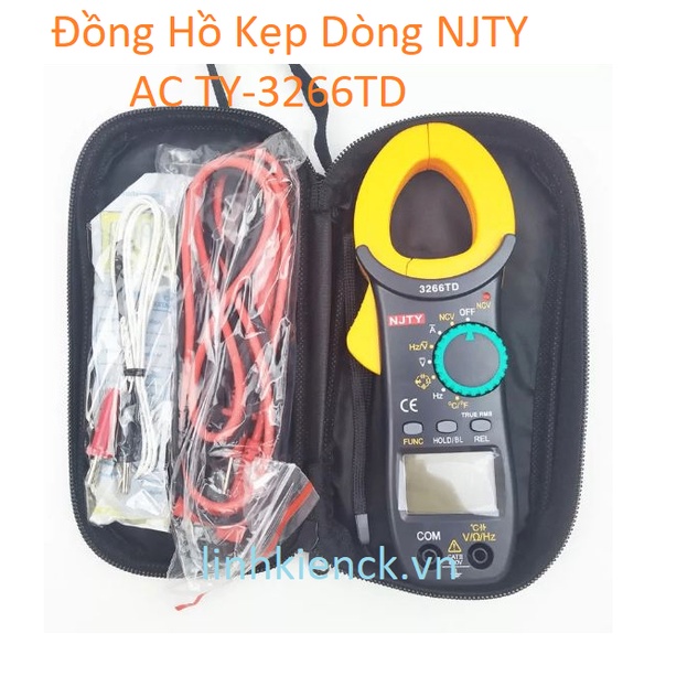 Đồng Hồ Kẹp Dòng NJTY AC TY-3266TD (có kèm bao da và pin)