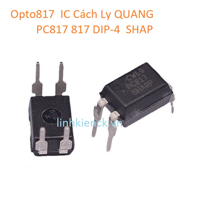 (5 con) Opto817 Cách Ly QUANG PC817 817 in-line DIP-4 Sharp (mới, chính hãng)