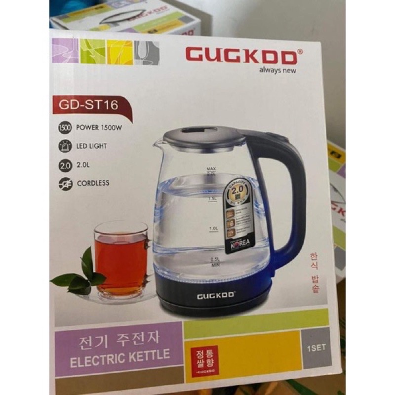 Ấm siêu tốc thủy tinh cao cấp CUCKOO