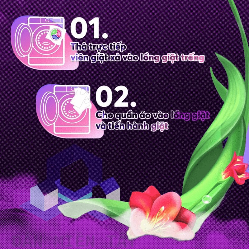 Sale hè 2023  viên giặt xả maxkleen túi 34 viên15g - chiết chính hãng