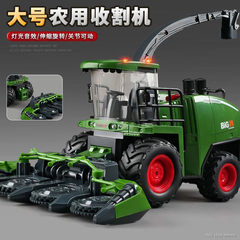 Order🚖Máy Gặt Đồ Chơi Nông Trại Manor Seeder Mô Hình Nông Dân Xe Máy Kéo Xe Đồ Chơi Cậu Bé