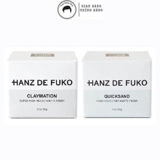 Sáp vuốt tóc nam hanz de fuko claymation - quick sand 56g - chính hãng 79