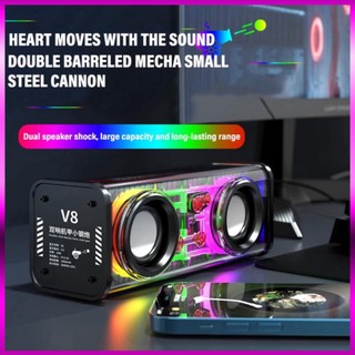 Loa bluetooth không dây v8 âm thanh siêu trầm tws chất lượng cao md