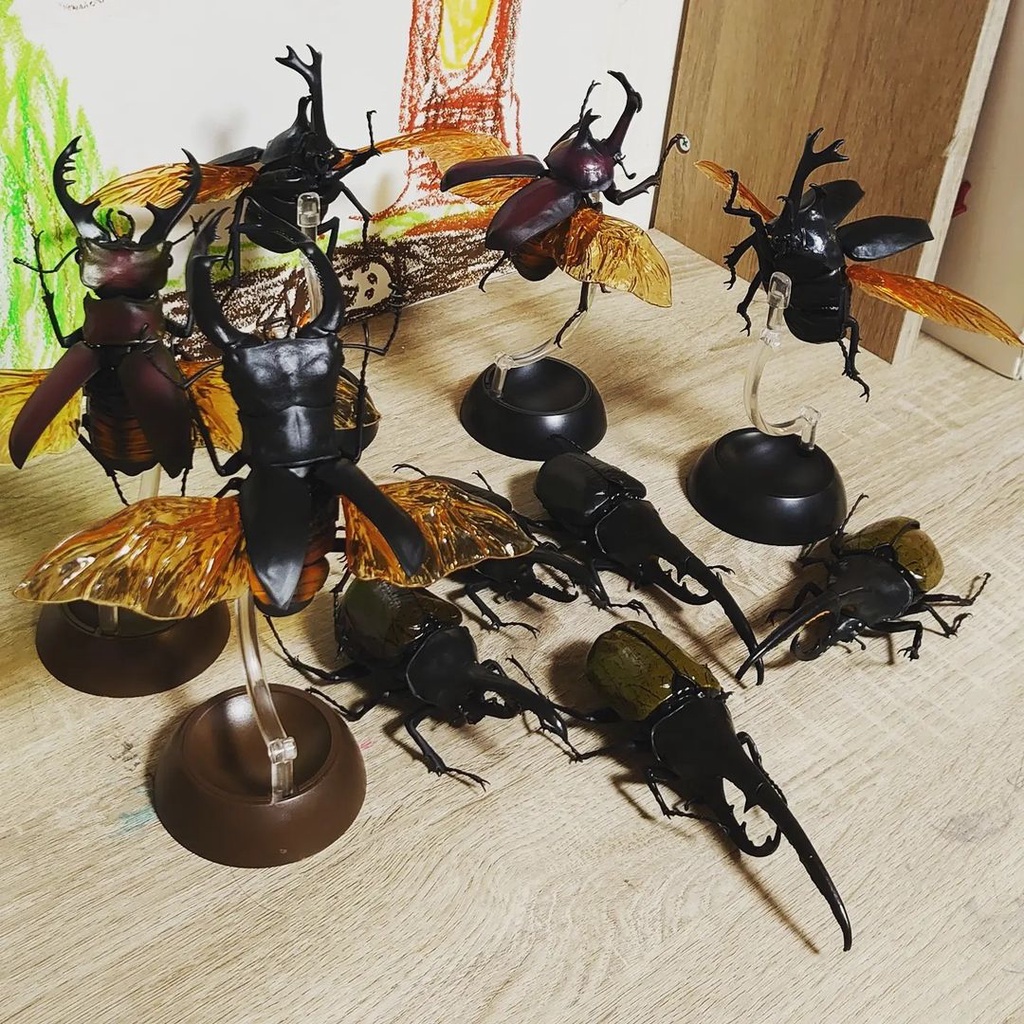 Bandai Mô Hình Lắp Ráp Nhân Vật Gashapon Beetle Stag Beetle