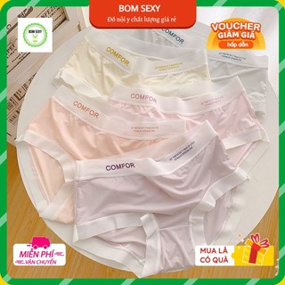 Quần Lót Nữ Su Đúc 💚FREESHIP💚 Đồ Lót Nữ Lụa Băng Cao Cấp - Quần Sịp Chữ Comfor Liền Mạch Mỏng Mát