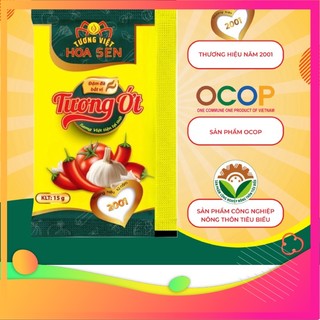 Giá rẻ nhất tương ớt gói 15g/ bịch 100 gói tiện lợi-tương việt hoa sen
