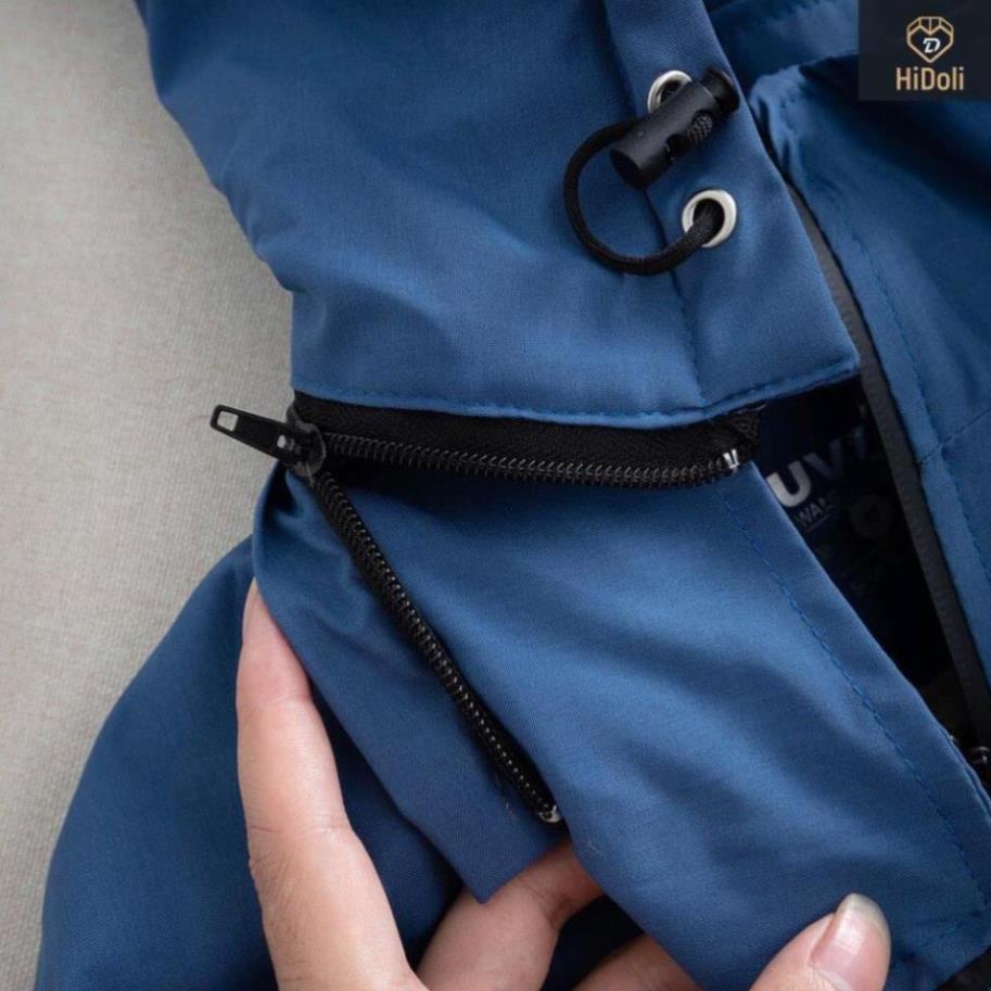 Áo gió lót lông nam, Áo khoác gió lót lông cừu tráng bạc chống nước dành cho cả nam và nữ - 199X Fashion