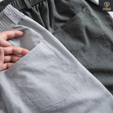 Quần dài nam, quần thể thao nam chất liệu gió giãn cao cấp  có túi sau - 199X Fashion