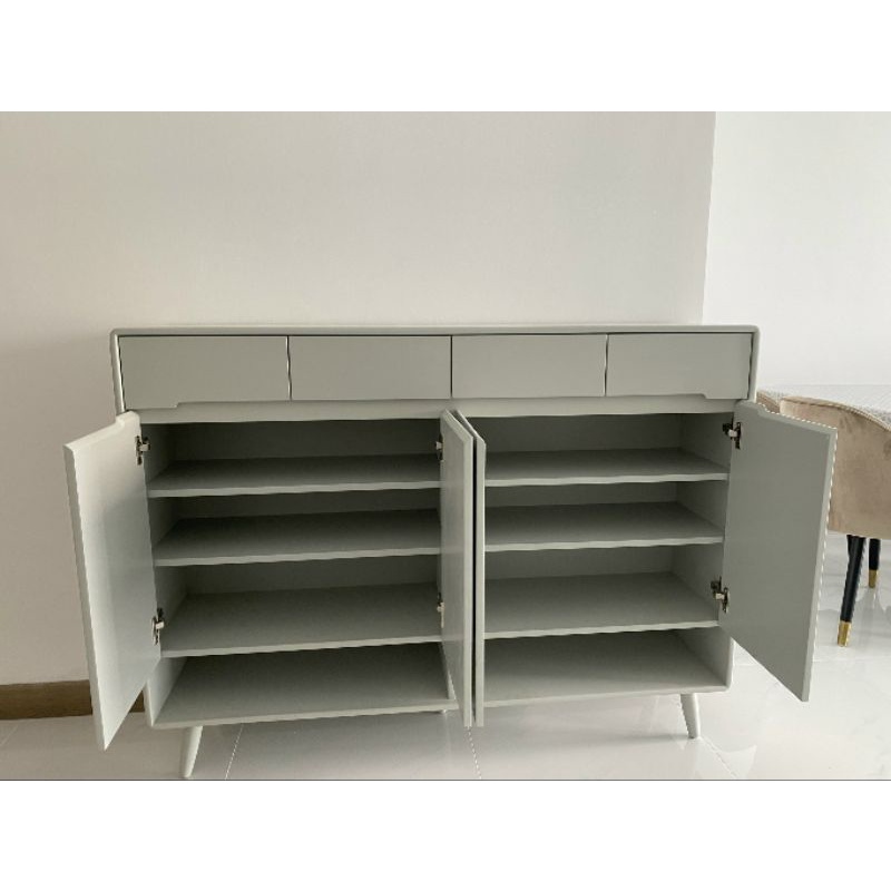 Ảnh thật tủ giày gỗ đa năng 140x105x35. #xuongnoithat.hcm