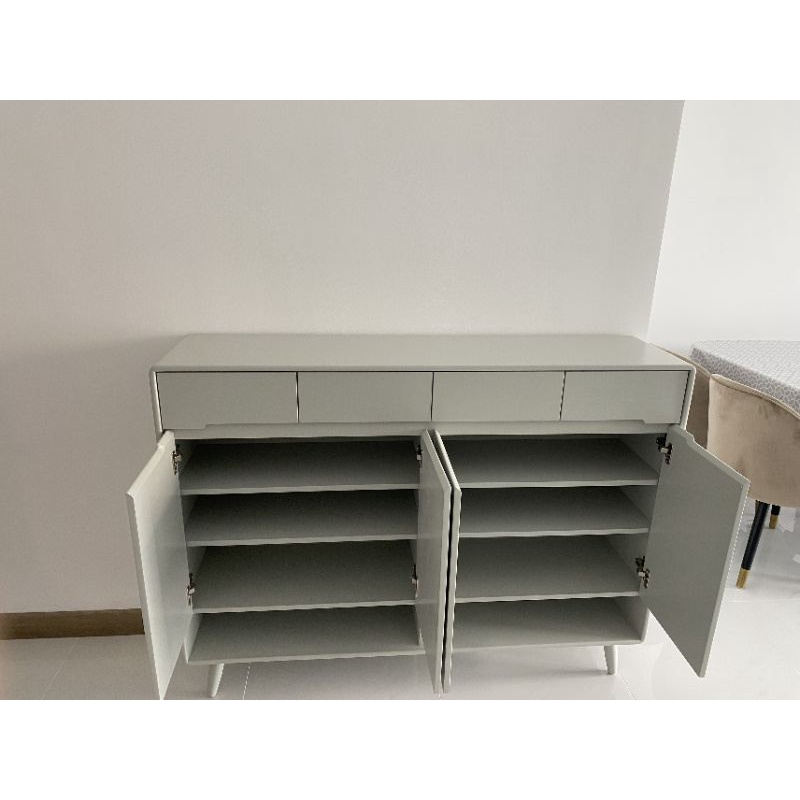 Ảnh thật tủ giày gỗ đa năng 140x105x35. #xuongnoithat.hcm