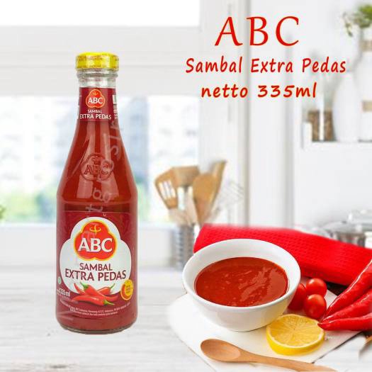 Tương Ớt Cay ABC Sambal EXtra Pedas Chai Thuỷ Tinh 335ml, Nhập Khẩu Indonesia, Chính Hãng  Siêu sale siêu