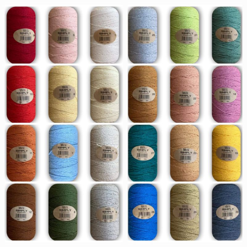 Sợi Simply móc túi mũ hè cuộn 150g