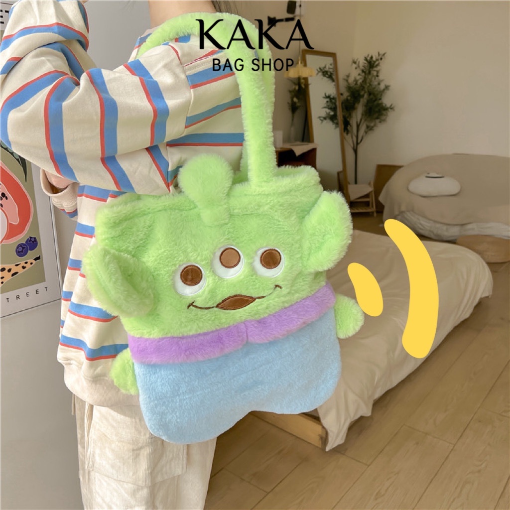 Túi Xách Tay Bằng Vải Bông Họa Tiết Hoạt Hình Dễ Thương Kích Thước Lớn Phong Cách Hàn Quốc Thời Trang Mùa Hè 2023