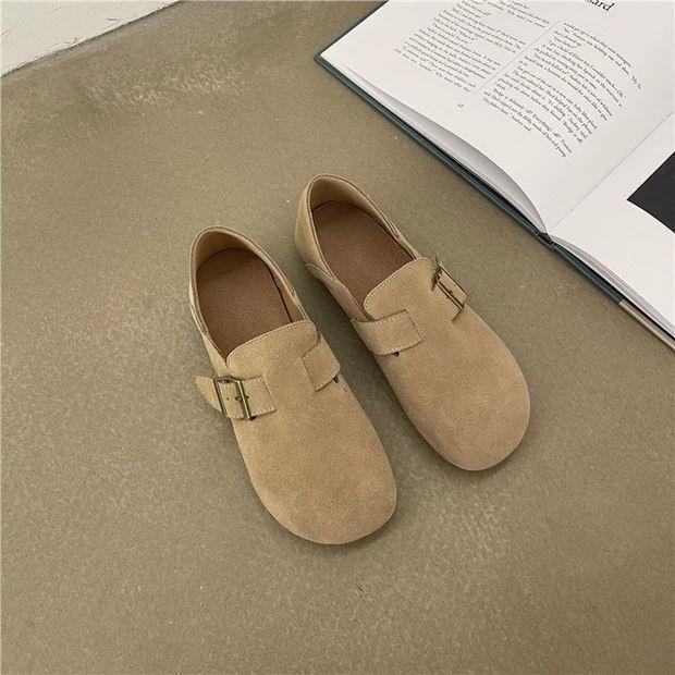 Giày Búp Bê Đế Mềm Phong Cách Retro Nhật Bản 2023 Cho Nữ