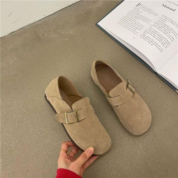 Giày Búp Bê Đế Mềm Phong Cách Retro Nhật Bản 2023 Cho Nữ