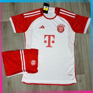 Áo bóng đá clb bayer muchen, áo đá banh bayer muchen sân nhà 22/23 - chuẩn mẫu thi đấu - vải polyester gai thái