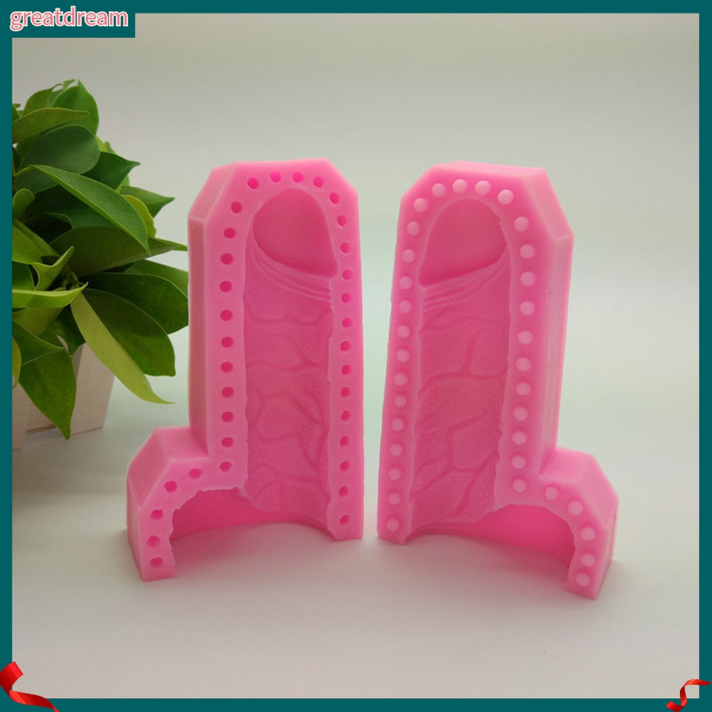 Khuôn Làm Bánh Hình Đàn Ông 3D DIY Màu Trơn Gợi Cảm Cho Nhà Ở