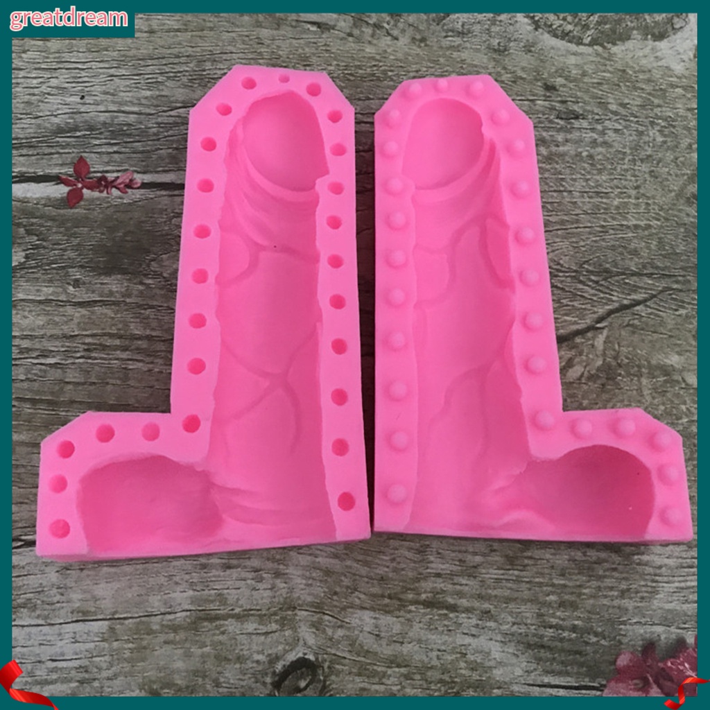 Khuôn Làm Bánh Hình Đàn Ông 3D DIY Màu Trơn Gợi Cảm Cho Nhà Ở