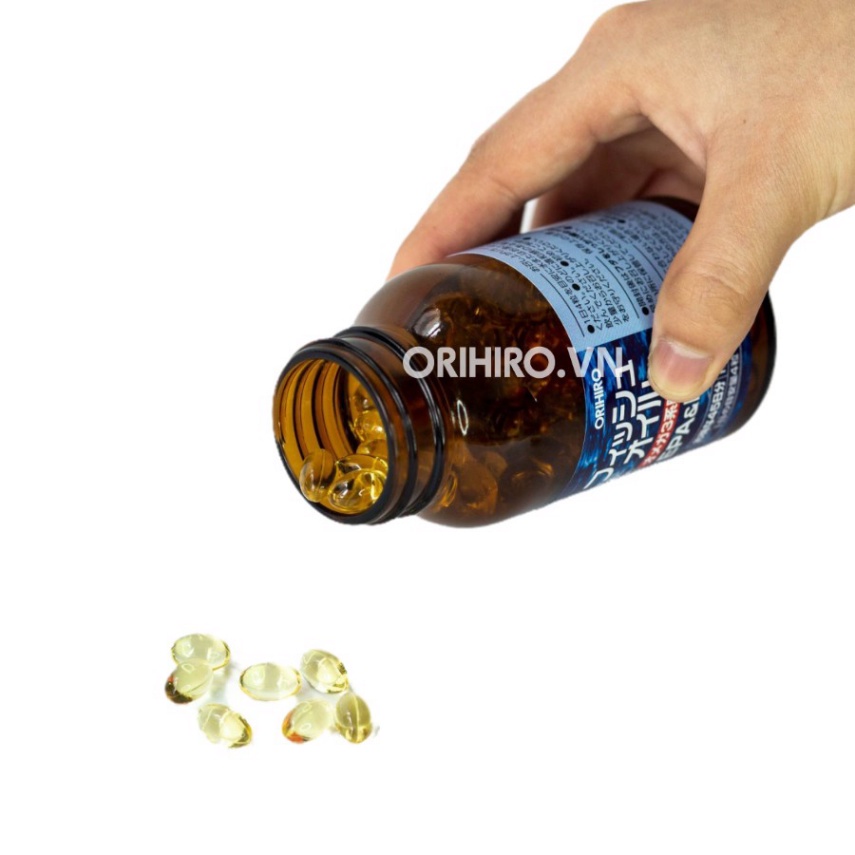 Viên uống dầu cá Omega-3 hỗ trợ tim mạch Orihiro 180 viên