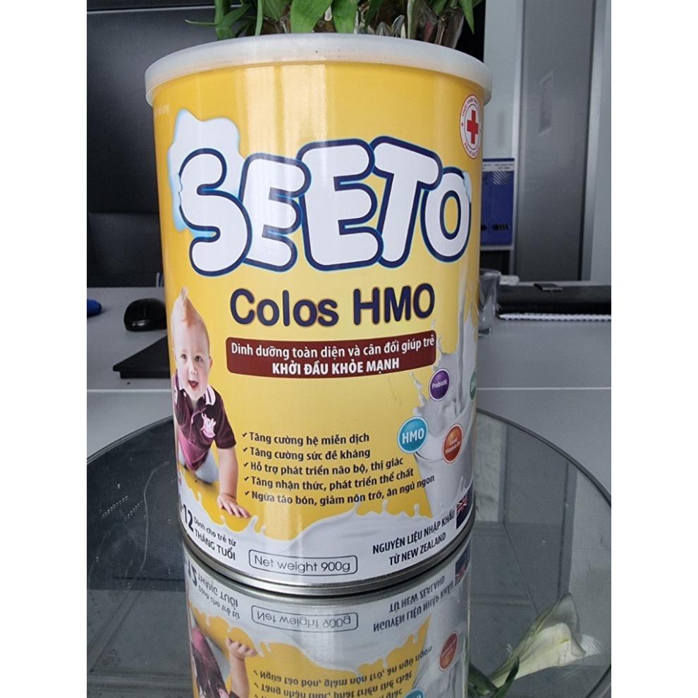 Sữa Y Học SEETO COLOS HMO 900g trẻ từ 0-12 tháng Dinh dưỡng toàn diện giúp trẻ phát triển khỏe mạnh