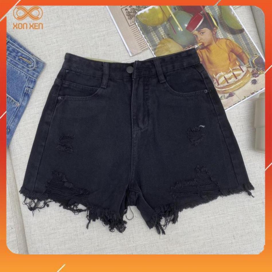 Đẹp Quần Short Bò Nữ Cạp Cao Phong Cách Thời Trang Cực Ngầu Chất Denim Siêu Dày Dặn Cao Cấp Q16 Tt Ok