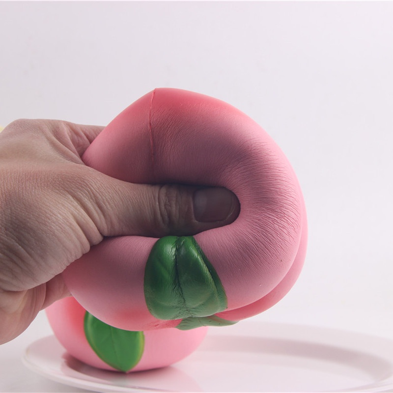 Squishy chậm tăng mềm mại hình quả đào dễ thương