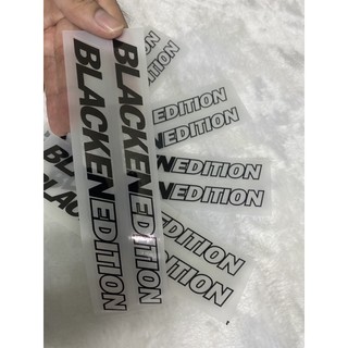Cặp tem blackenedition decal siêu trong