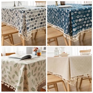 (75CM_VẢI THÔ VIỀN REN TUA RUA) Khăn Phủ Máy giặt, Tủ lạnh Chống Bụi. khăn decor nhà cửa, quán cafe