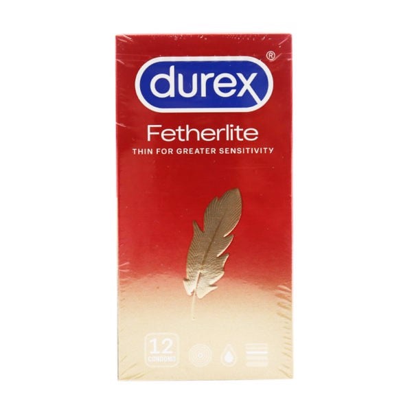 Bao cao su Durex fetherlite siêu mỏng hộp 12 cái Extaste