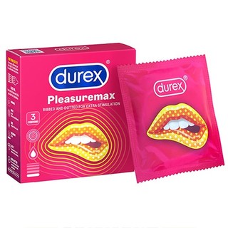 Bao cao su Durex pleasuremax hộp 3 cái Extaste