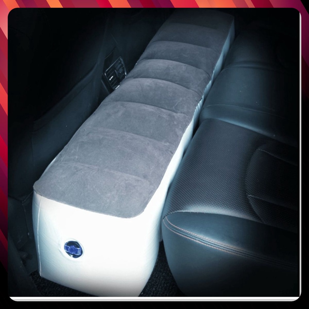 Đệm chân bơm hơi làm giường trên ô tô 5 chỗ và 7 chỗ tặng kèm máy bơm 12v