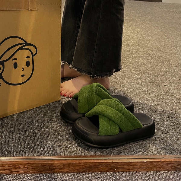 Dép Đế Dày Phẳng Mùa Hè Phong Cách Mới