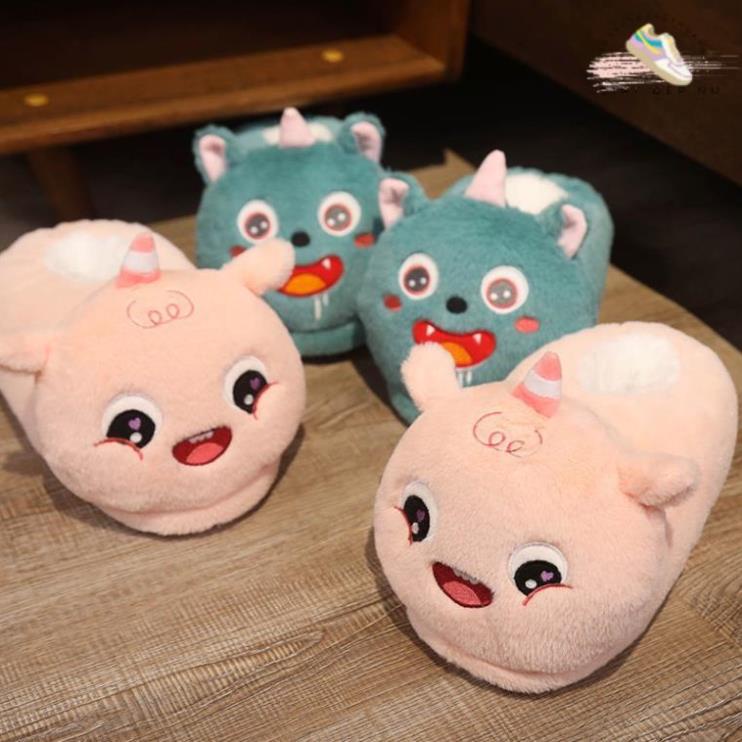 Dép Bông Đi Trong Nhà Mùa Đông Hình Chú Chuột  Dễ Thương Ấm Áp Chống Trượt 2022