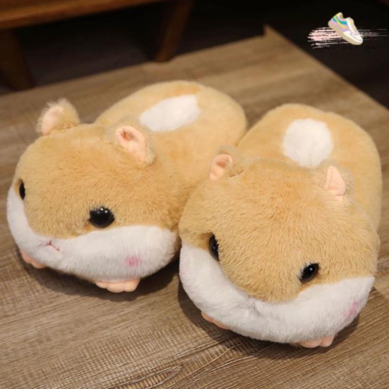 Dép Bông Đi Trong Nhà Mùa Đông Hình Chú Chuột  Dễ Thương Ấm Áp Chống Trượt 2022