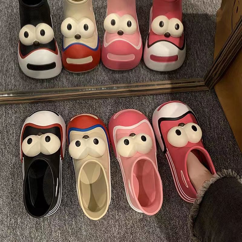 Ủng Đi Mưa Đế Dày Mềm Mại Họa Tiết Hoạt Hình Thời Trang 2023