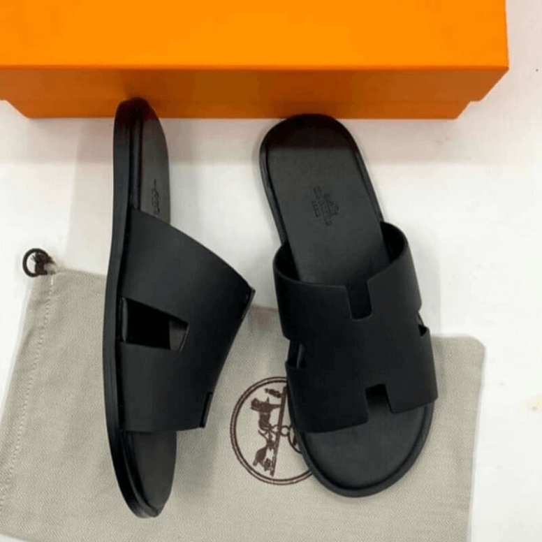 Dép da Chữ  HM  cực chất,  HERMES Full box bill size, 2 mùa yêu thích
