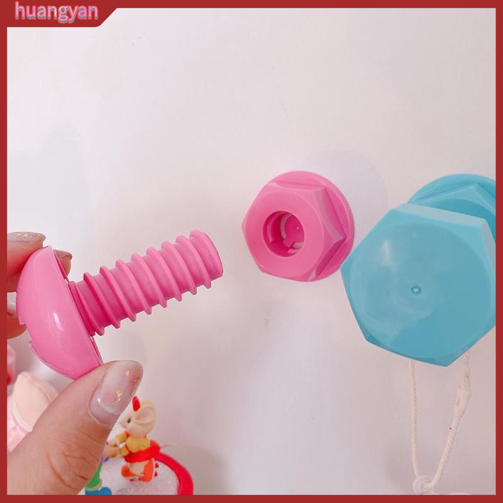 HY| Bộ 3 Móc Treo Túi Xách / Mũ / Áo Khoác / Lưng Gắn Tường Tháo Được