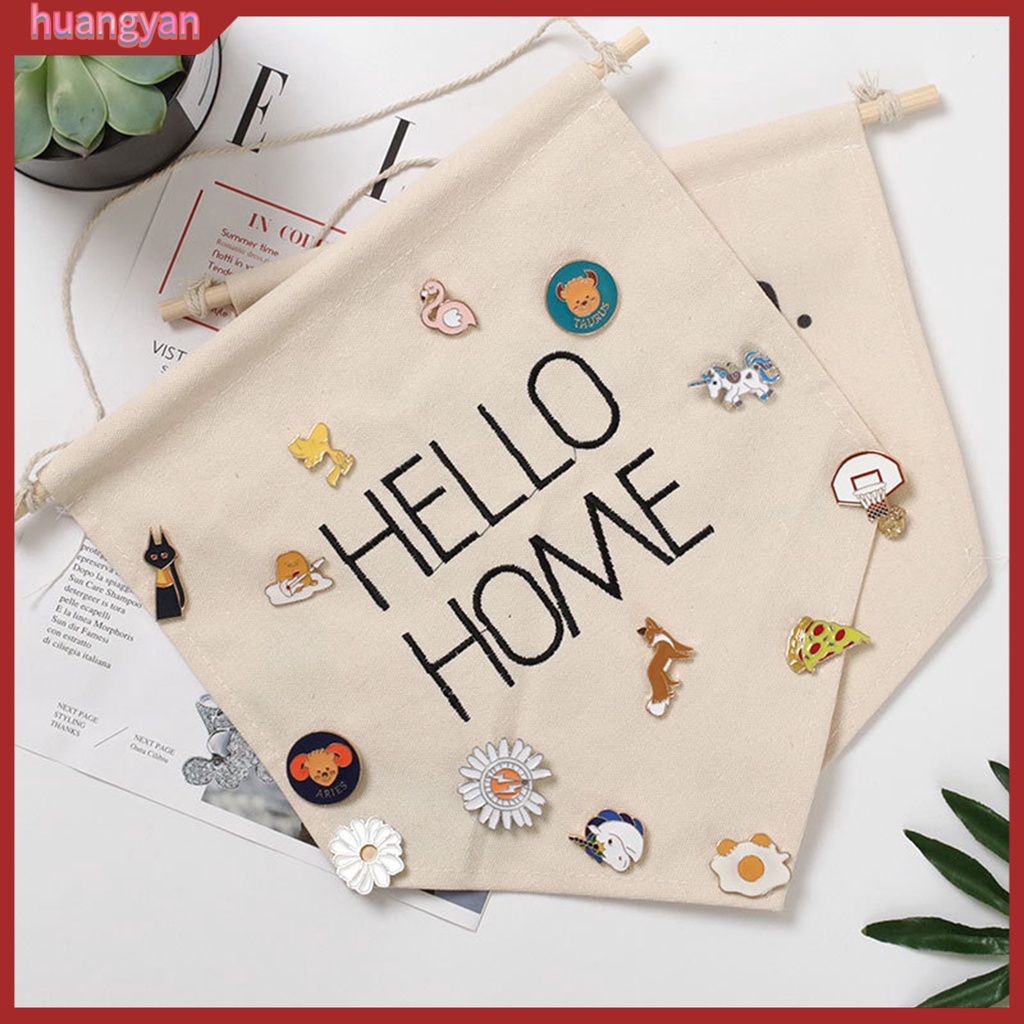 HY| Dây Cờ Treo Tường Trang Trí Bằng Vải Canvas Chống Rách